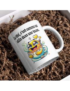 "Le thé, c’est comme un câlin dans une tasse"