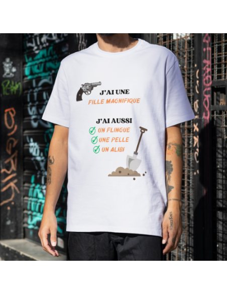 "J’ai une fille magnifique… J’ai aussi un flingue, une pelle et un alibi"