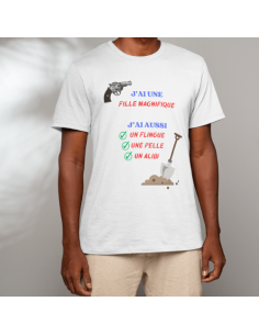 "J’ai une fille magnifique… J’ai aussi un flingue, une pelle et un alibi"