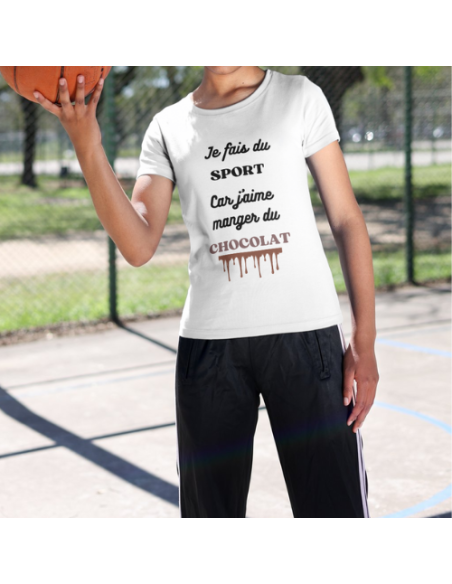 "Je fais du sport car j’aime manger du chocolat"