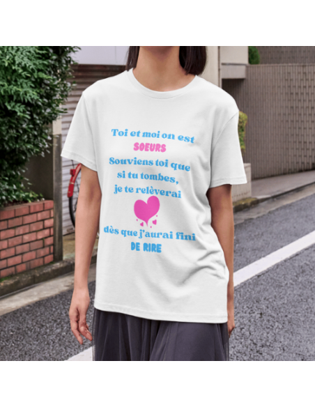 "Toi et moi on est sœurs… dès que j’aurai fini de rire"