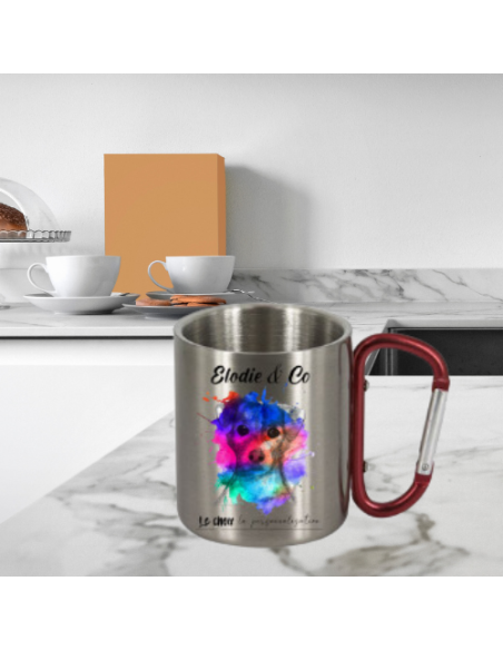 Mug inox avec Anse Mousqueton