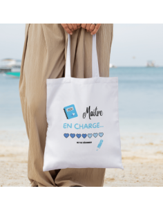 Sac shopping pour Maître, Maîtresse, Atsem ou Nounou 2