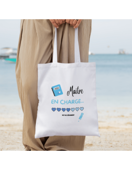 Sac shopping pour Maître, Maîtresse, Atsem ou Nounou