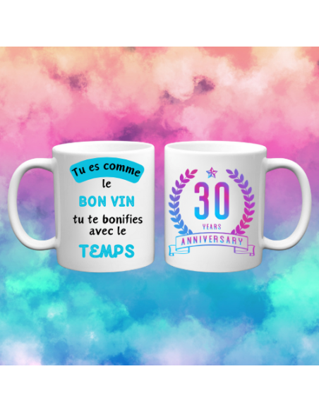 Mugs Anniversaire 30 ans