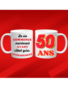 Mugs Anniversaire 50 ans