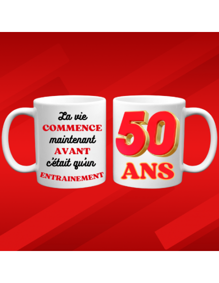 Mugs Anniversaire 50 ans