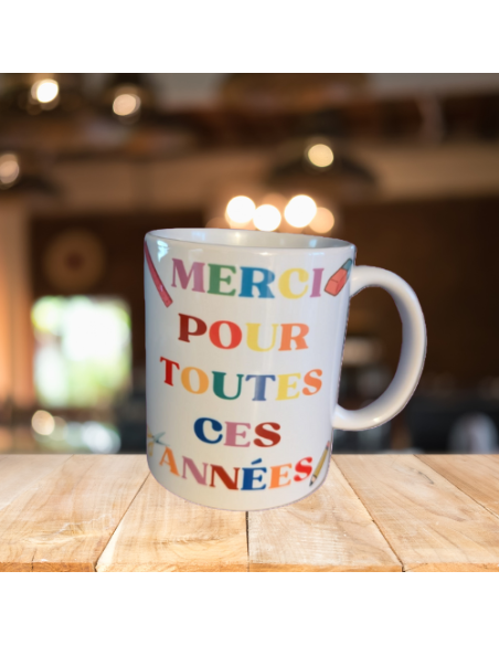 Pot à crayons pour Maître, Maîtresse, Atsem ou Nounou