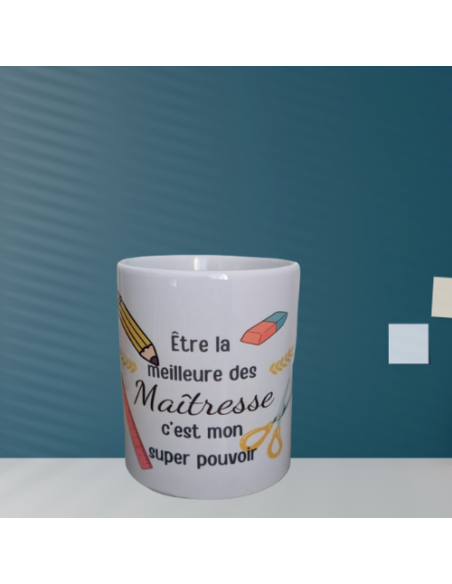 Pot à crayons pour Maîtresse