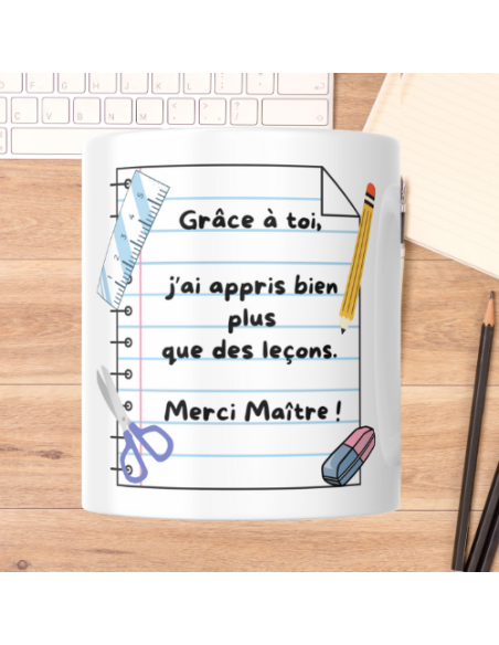 Pot à crayons pour Maître ou Maîtresse