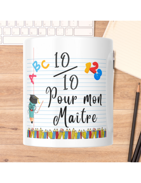 Pot à crayons pour Maître ou Maîtresse