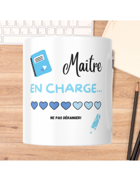 Pot à crayons pour Maître, Maîtresse, Atsem ou Nounou