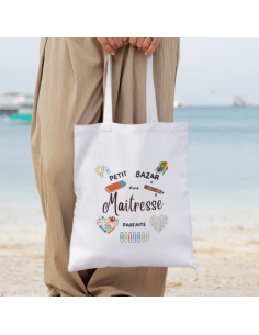 Sac shopping pour Maître, Maîtresse, Atsem ou Nounou