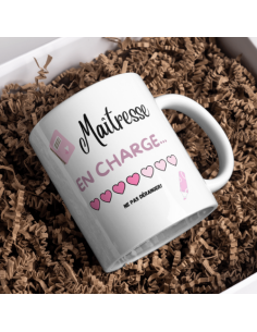 Mugs pour Maître, Maîtresse, Atsem ou Nounou