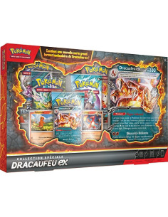 Pokémon  - Coffret - 5 boosters - Coffret Collection Spéciale - DRACAUFEU-EX